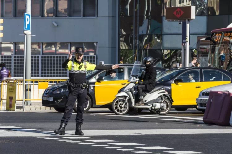 Police routière en Espagne