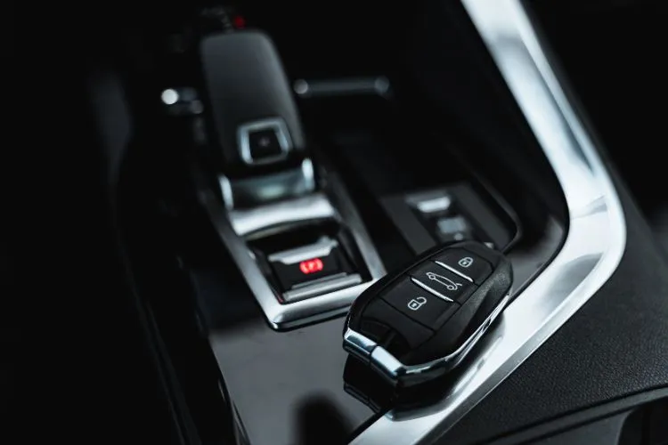 Clé d'une voiture d'occasion