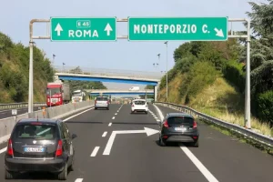Autoroute en Italie
